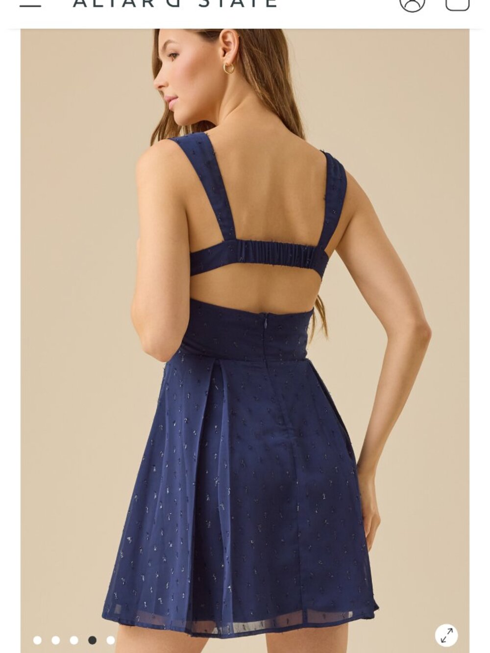 Altar'd State Gabi Mini Dress NWT - Picture 4 of 5